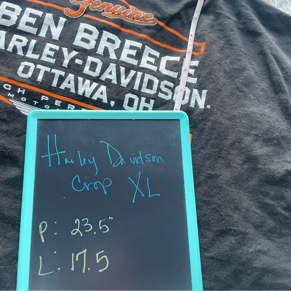 Harley-Davidson Crop Top Short Sleeve Motorcycle T-Shirt - Picture 8 of 8